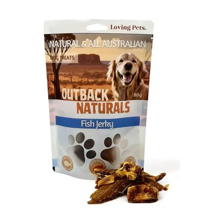 Loving Pets Australia 5.64 oz High - Protein Fish Jerky Dog Treats