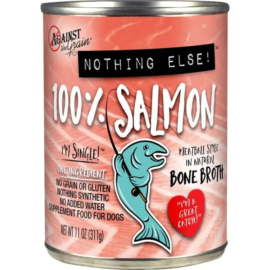 Against the Grain 100% Pure Single-Ingredient Adult Wet Dog Food with Salmon