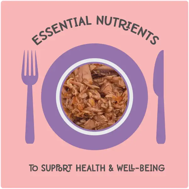 Love, Nala Premium Flaked Tuna and Salmon Recipe in Broth Wet Cat Food, 2.8 Ounce Can