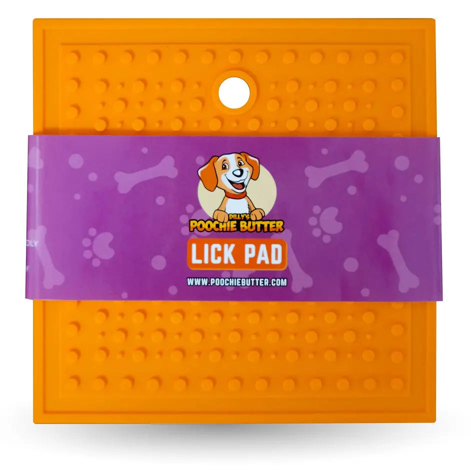 Anxiety-Relieving Poochie Butter Lick Pad with Suction Cup for Pets