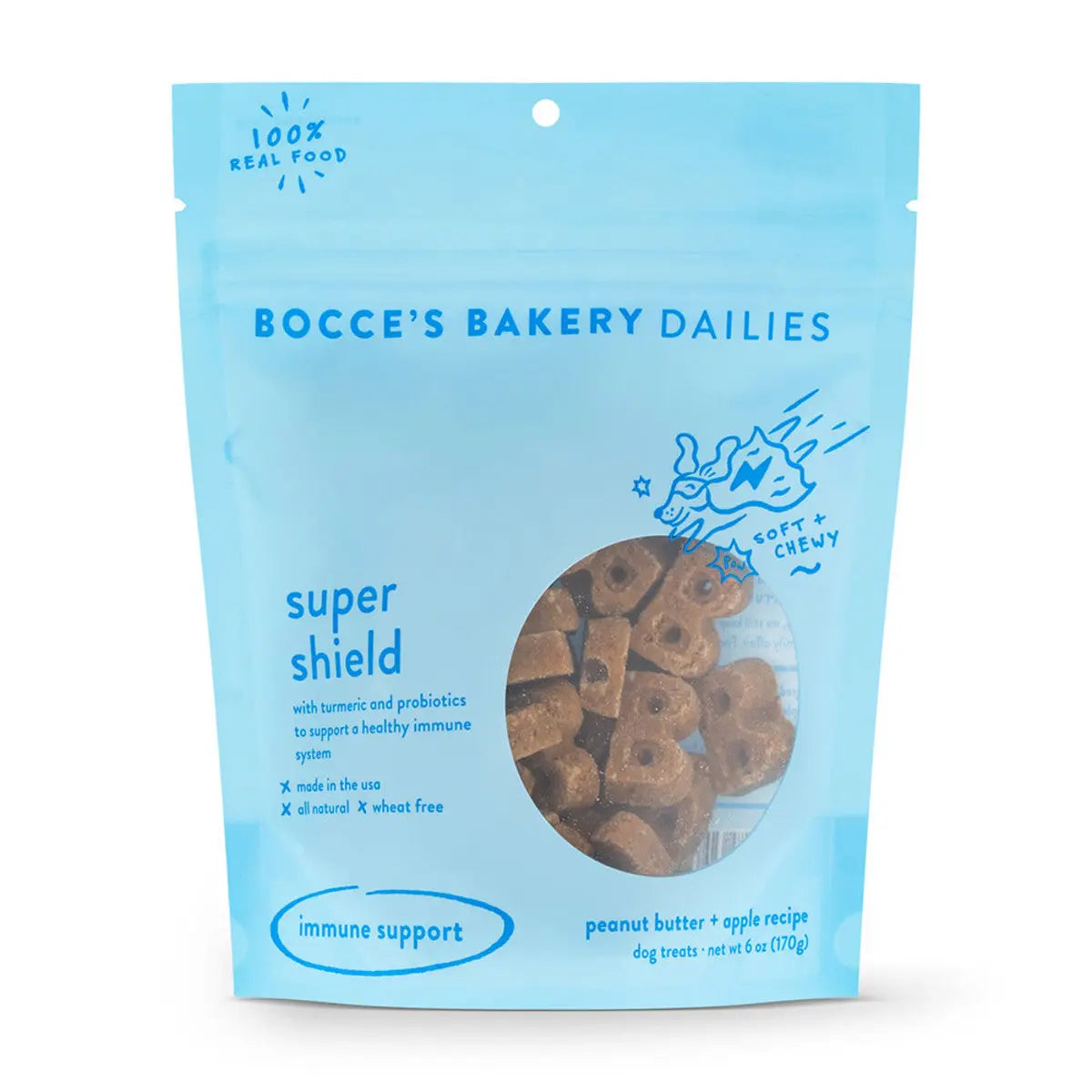 Bocce's Bakery 6oz Soft & Chewy Daily Super Shield Dog Treats