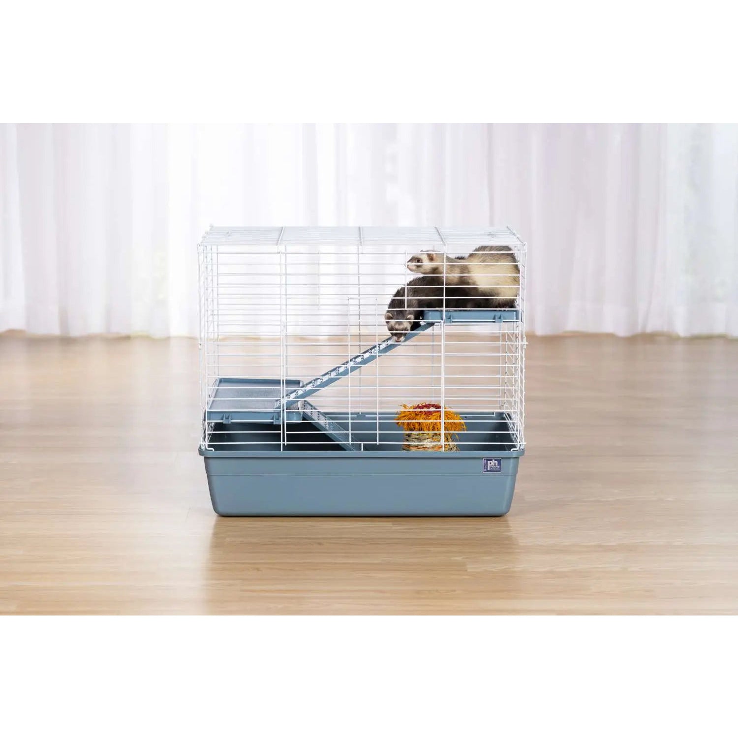 Prevue Pet Products Blue Base Adult Ferret Cage for Home and Travel
