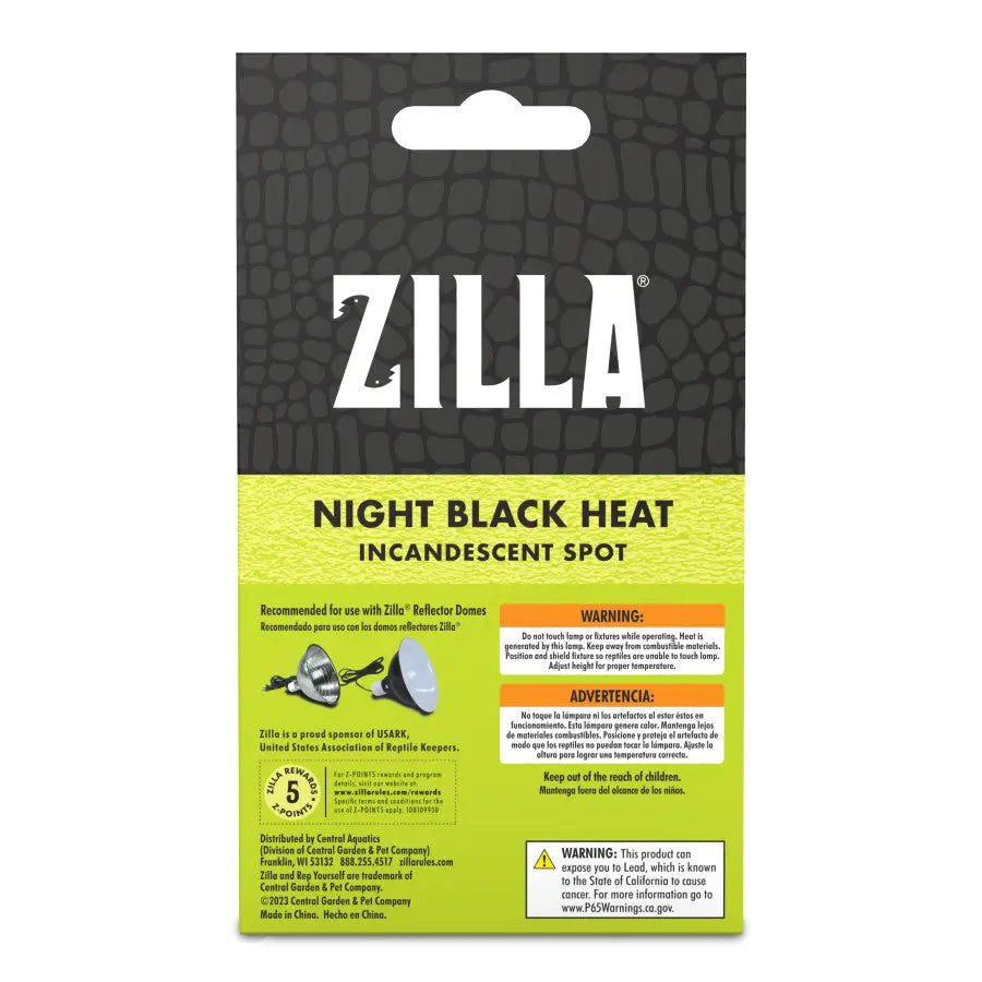 Zilla High - Performance Incandescent Spot Bulb for Reptile Terrariums