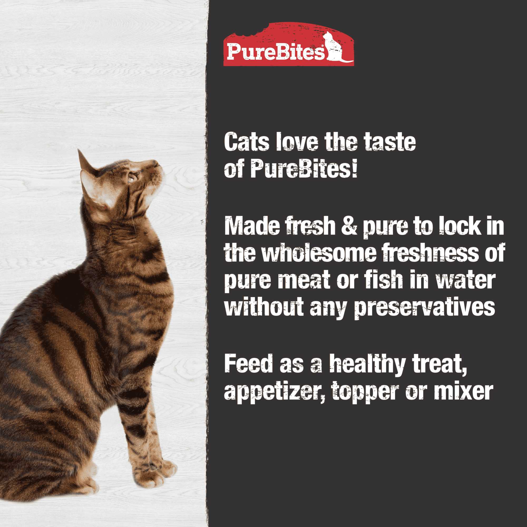 PureBites Chicken Breast in Water Cat Food Mixers - 12 Packs of 1.76 oz