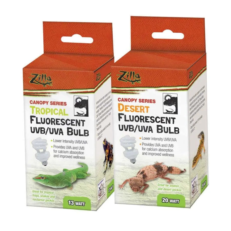 Zilla Fluorescent UVB/UVA Bulbs for Canopy Series - Ideal Lighting Solution