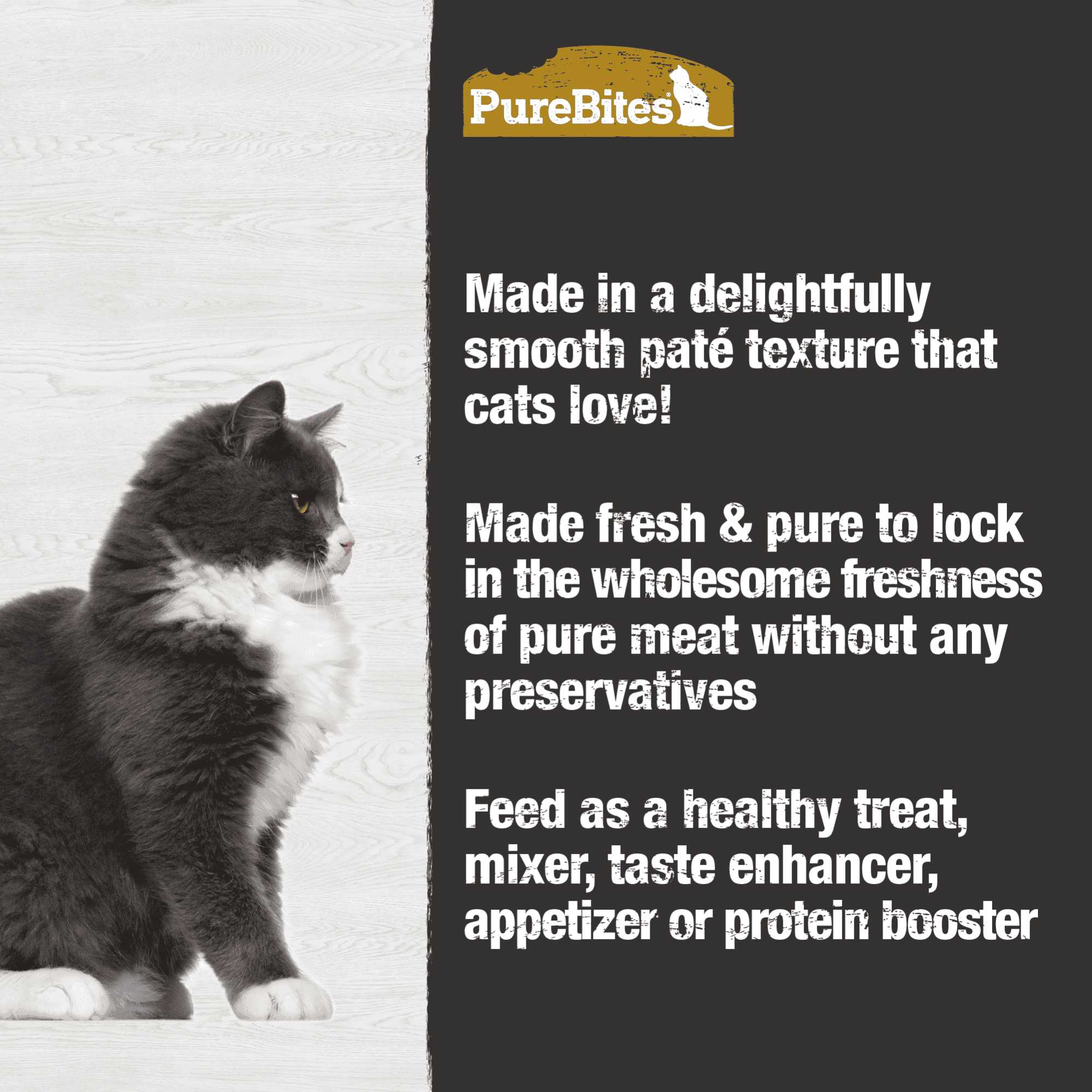 PureBites 12-Pack 2.5 oz Cat Food: 100% Pure Chicken & Pumpkin Protein Pate