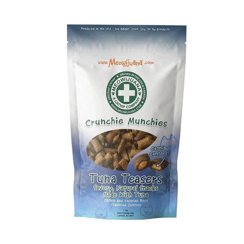 Meowijuana® Premium Crunchy Tuna Flavored Cat Treats - 3 Ounce Package