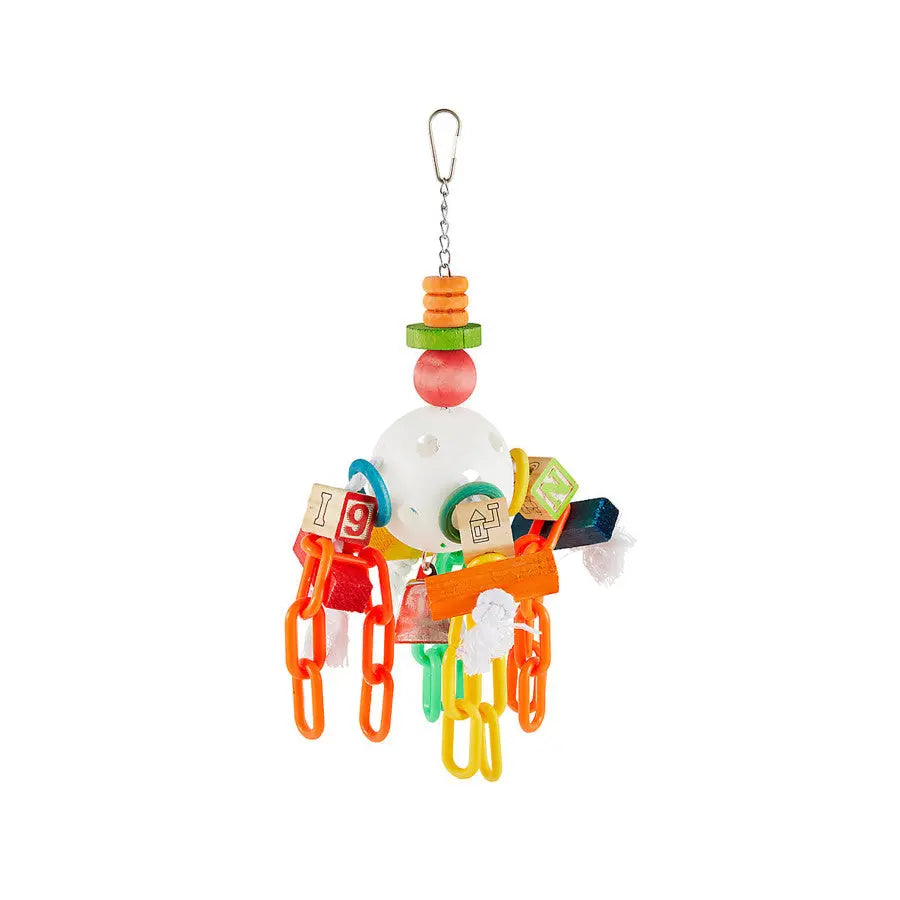 A & E Cages Premium Happy Beaks Orbitz Interactive Bird Chewing and Climbing Toy