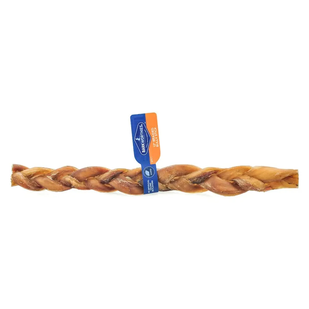 Barkworthies High - Protein All - Natural Braided Australian Beef Gullet Dog Chews