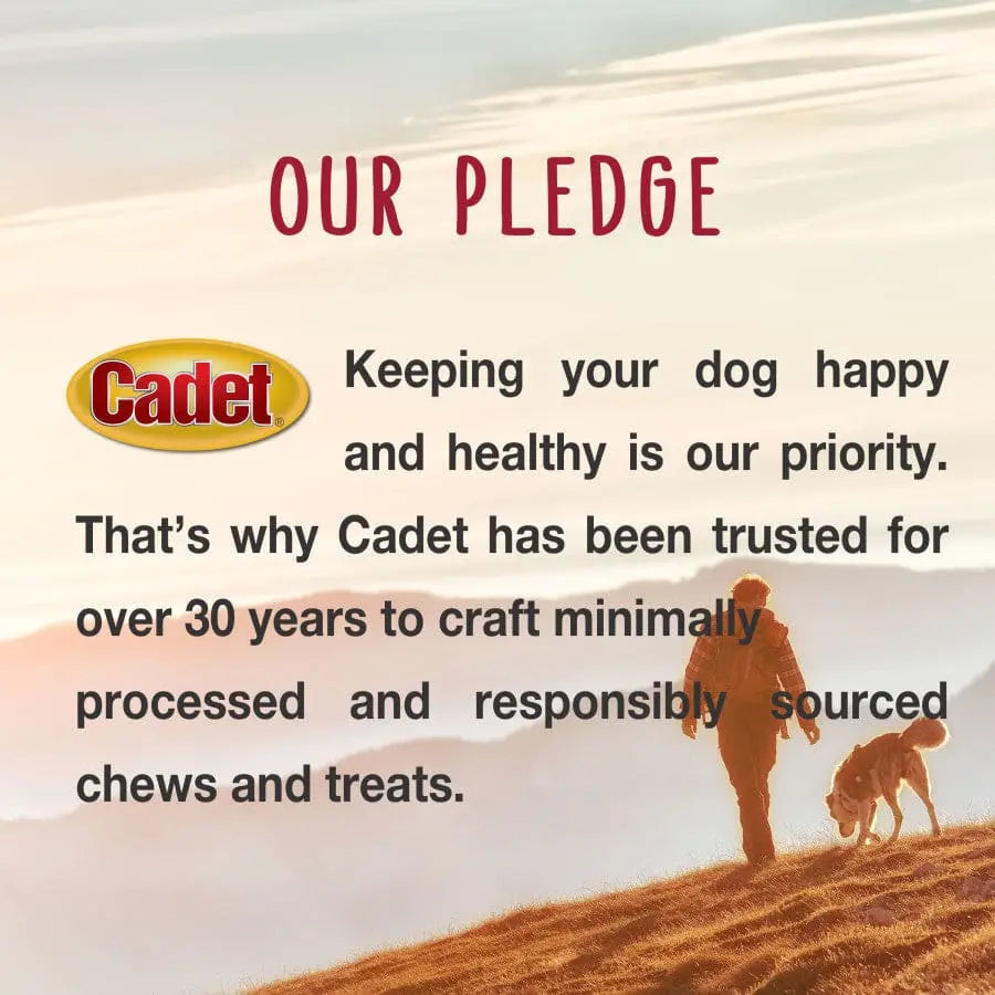 Cadet Farm to Paws Oven-Roasted Sliced Beef Knuckle Bones - Natural Long-Lasting Dog Chews