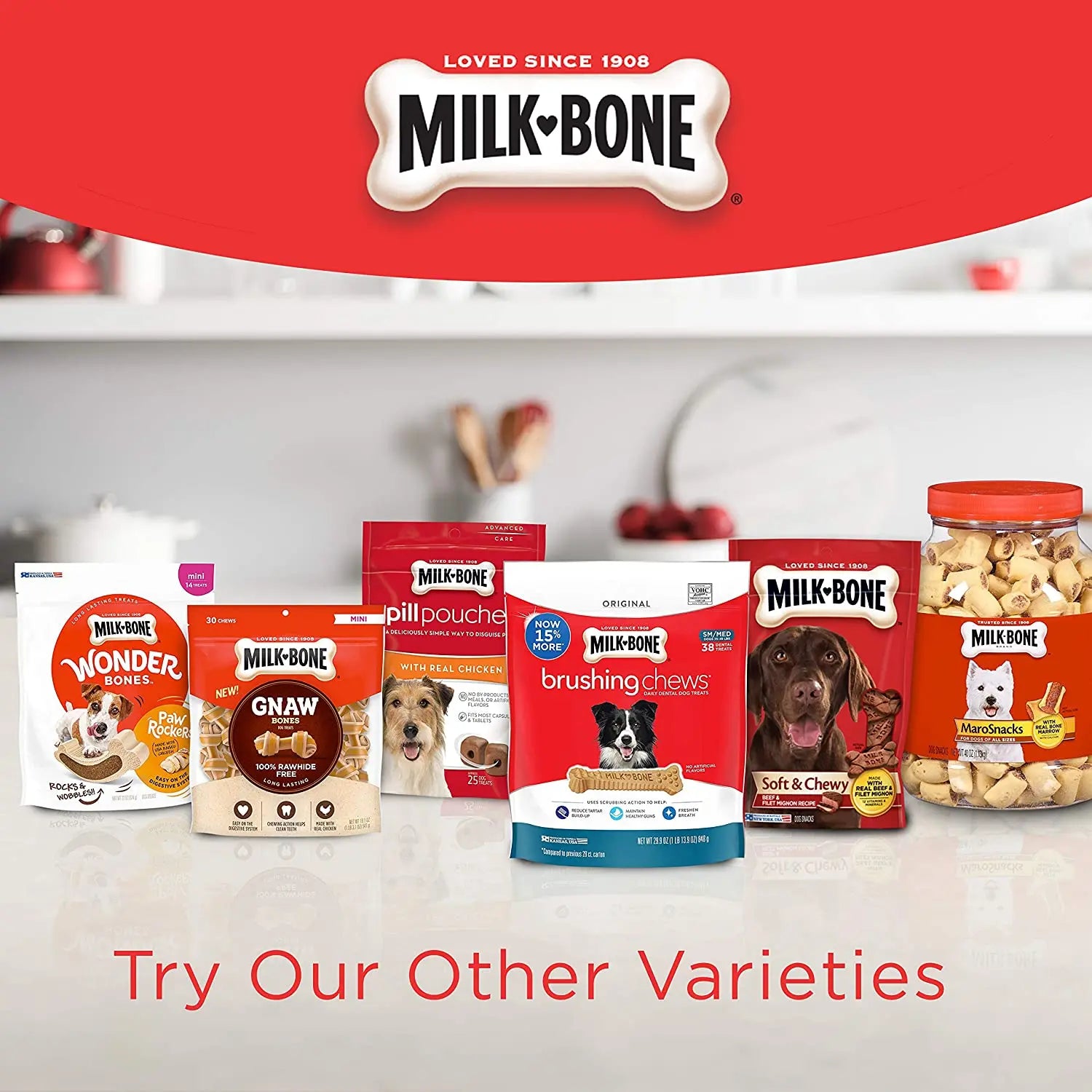 Milk-Bone Mini Flavor Snacks for Dogs - Small-Sized Dog Treats, 36 Ounce Pack