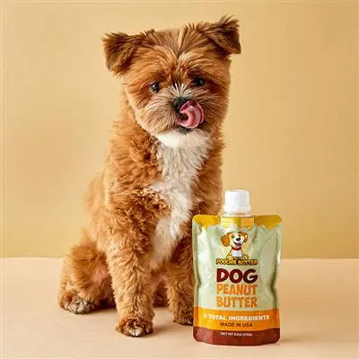 Poochie Butter Premium Dog Peanut Butter in Convenient Squeeze Pack