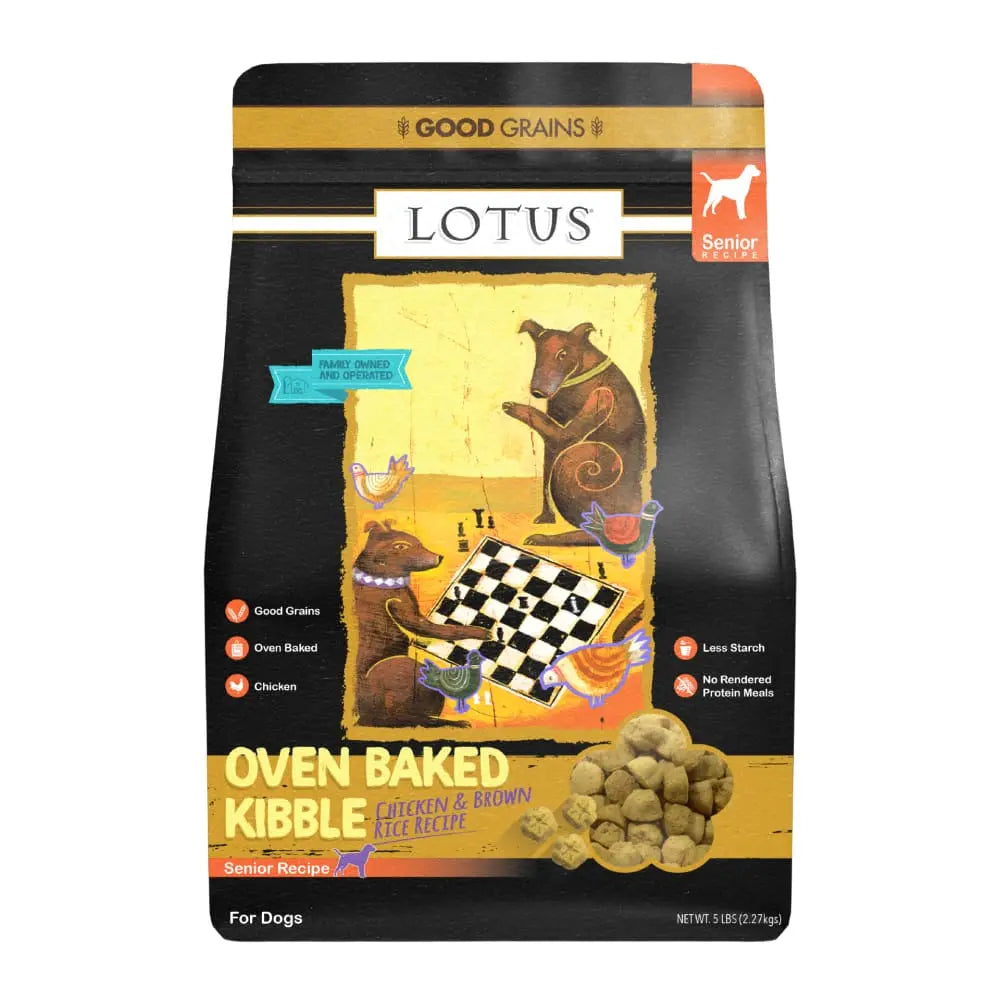 Lotus Senior Dog Special Needs Recipe - Wholesome Oven - Baked Dry Dog Food