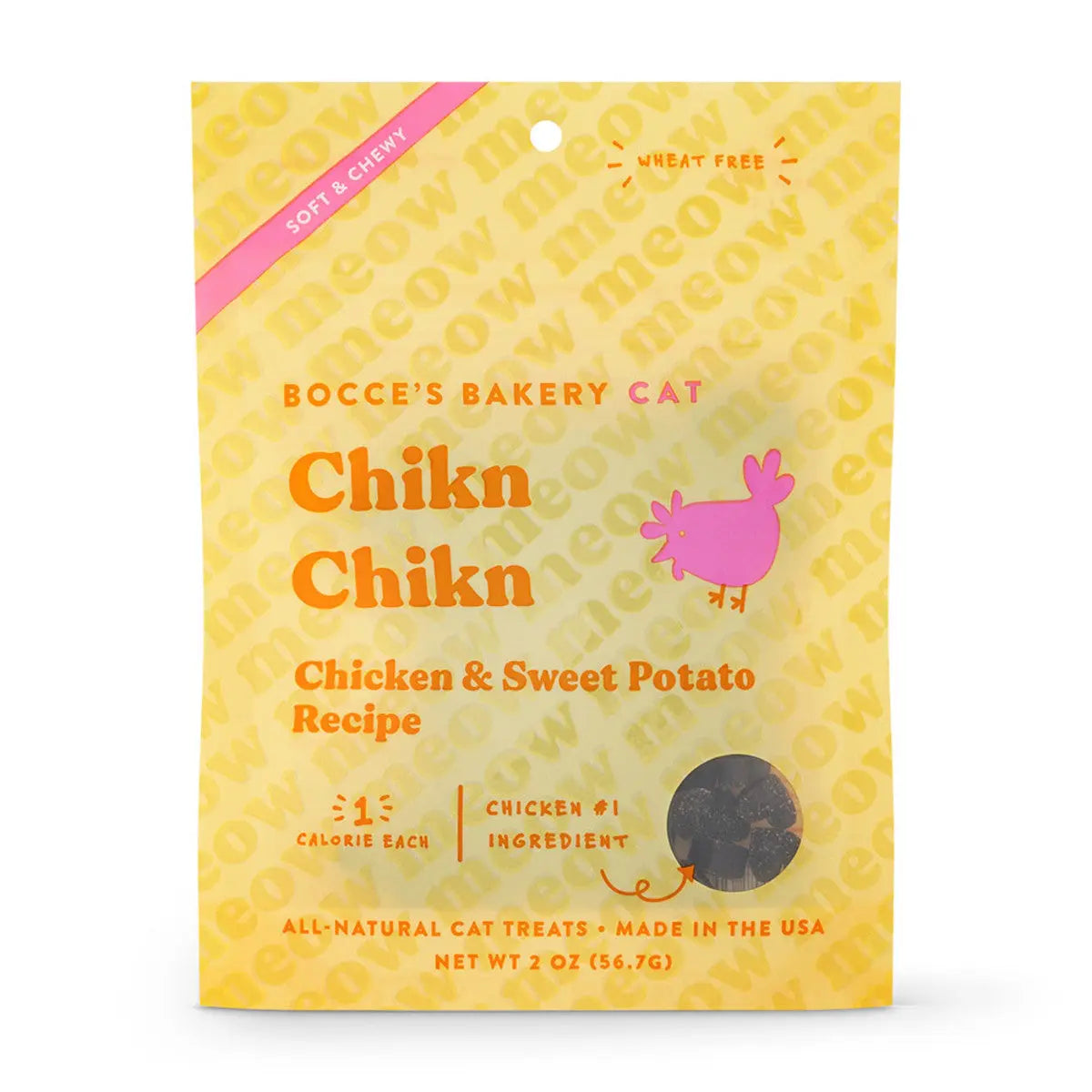 Bocce's Bakery 2oz Soft & Chewy Heart-Shaped Chicken Cat Treats