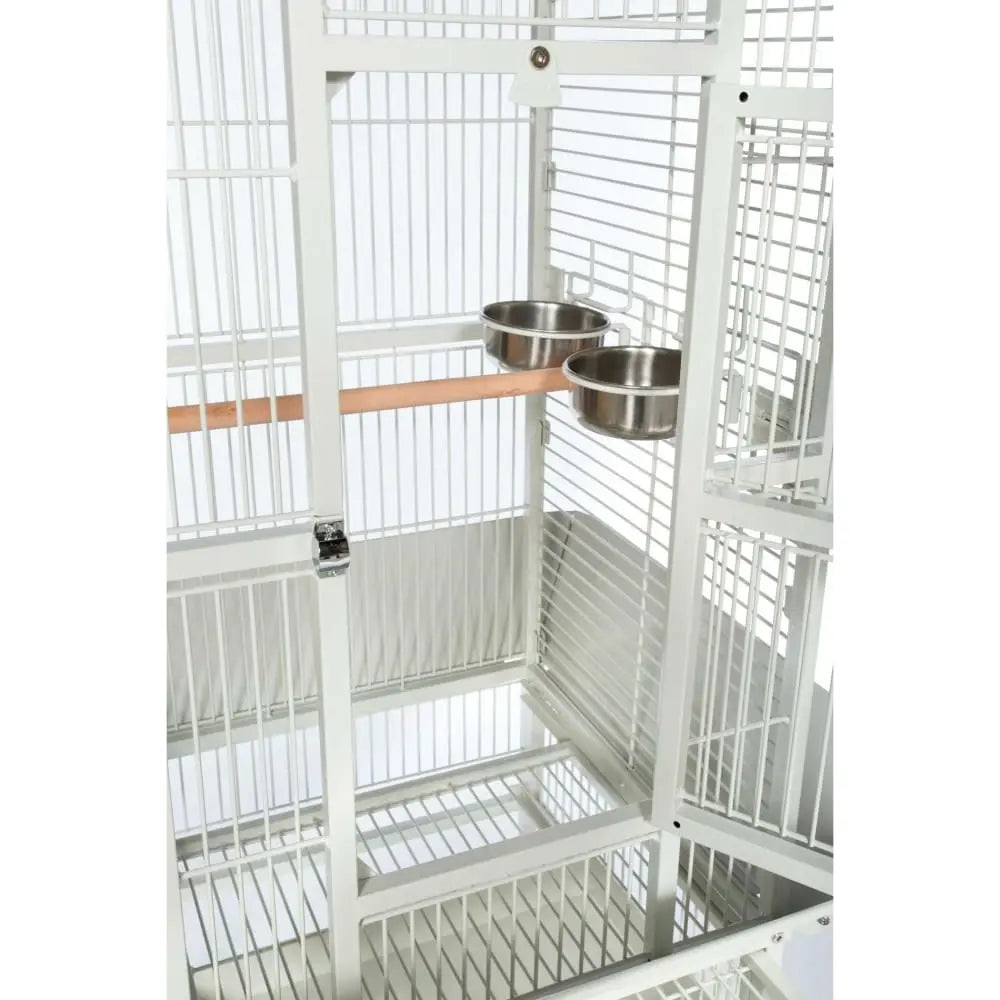Prevue Pet Products Small-Sized Dome Top Style Bird Cage - Chalk White Finish