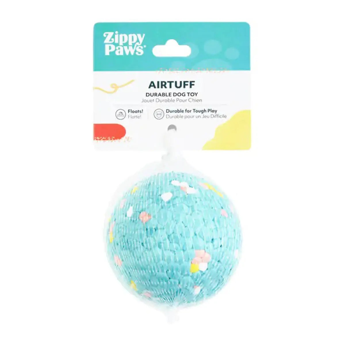 ZippyPaws Lightweight and Durable AirTuff Ball for Dogs - Ideal for Outdoor Play