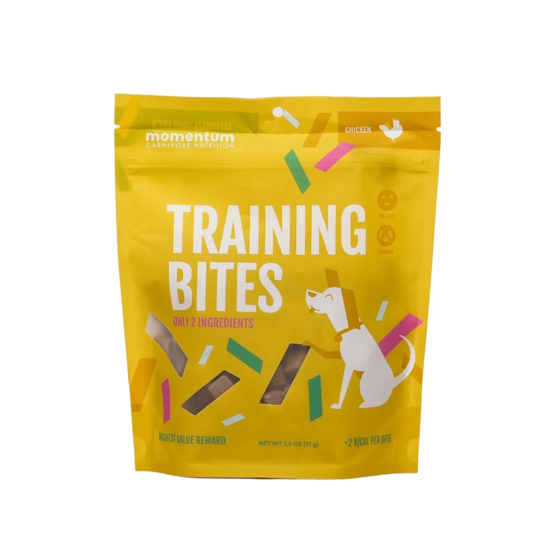 Momentum Carnivore Nutrition High - Quality Freeze - Dried Training Bites for Dogs (2.5 Ounces) Ideal for Puppies and Adult Dogs with Sensitive Stomachs
