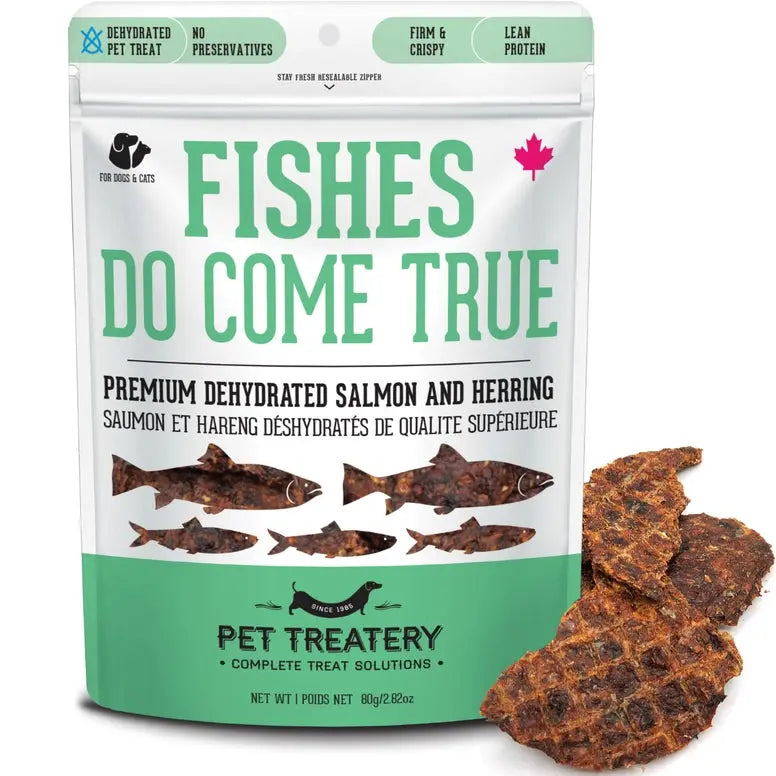 Granville Premium Wild - Caught Salmon & Herring Dehydrated Treats for Dogs
