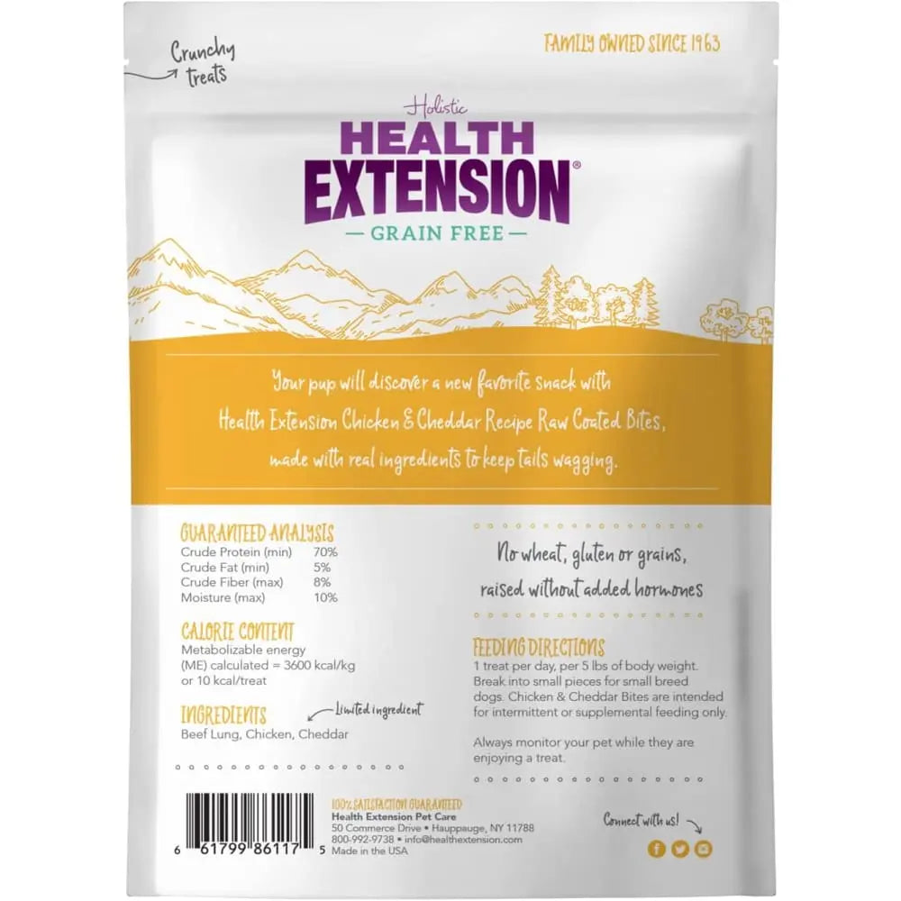 Healthy 5 oz Chicken Bully Puffs Dog Treats by Health Extension