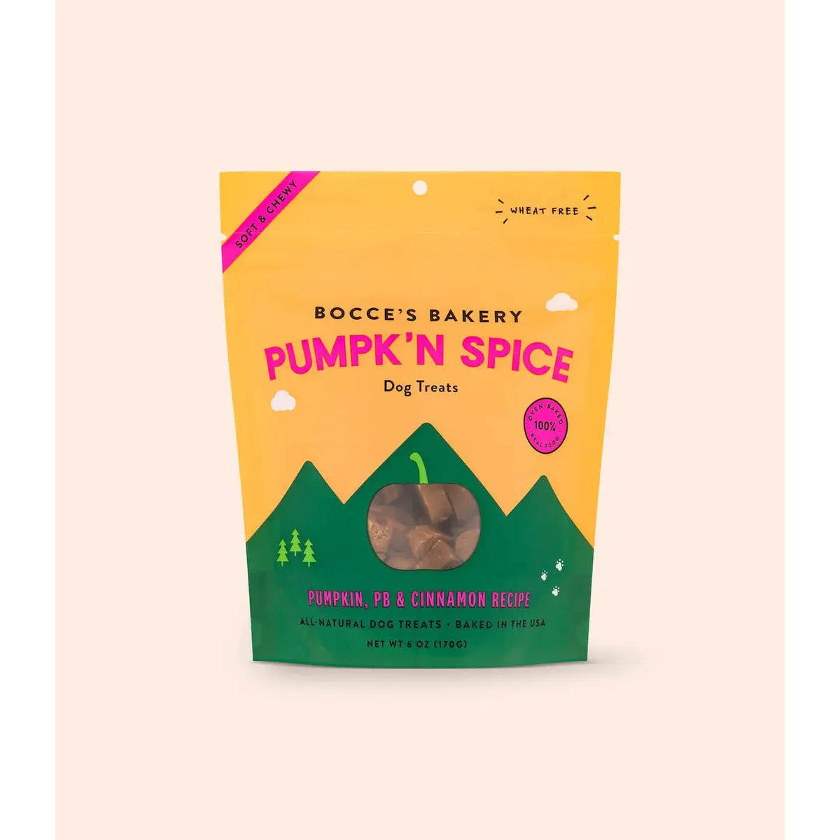 Bocce's Bakery 6oz Soft & Chewy Pumpkin Spice Dog Treats
