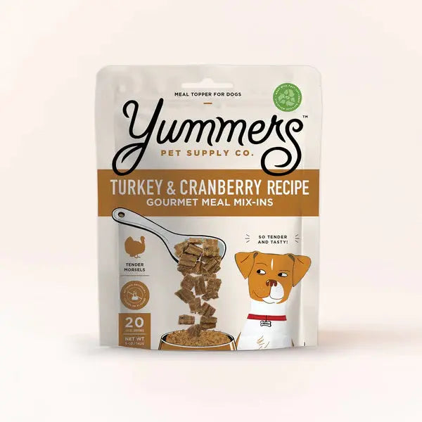 Yummers 5 oz Gourmet Turkey & Cranberry Recipe Dog Food Topper