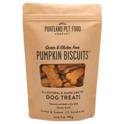Portland Pet Food Co. 5oz Grain-Free & Gluten-Free Pumpkin Dog Biscuits