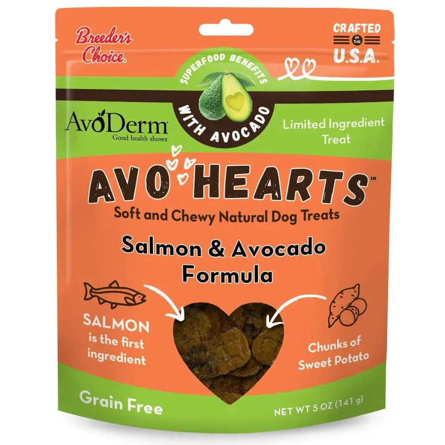 AvoDerm Natural 5 oz AvoHearts Grain - Free Dog Treats for Healthy Skin & Coat
