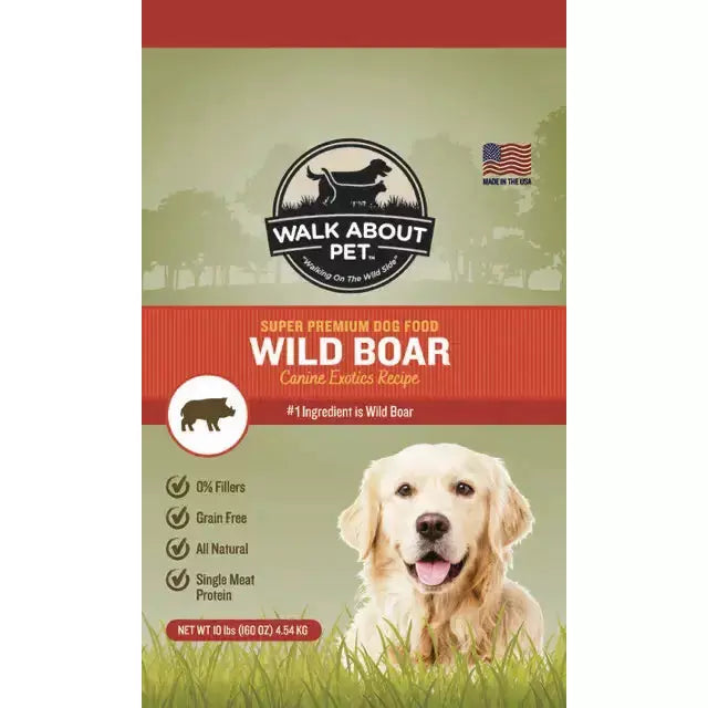 10 lb Premium Vegan Canine Exotics Recipe Dry Dog Food by Walk About Pet
