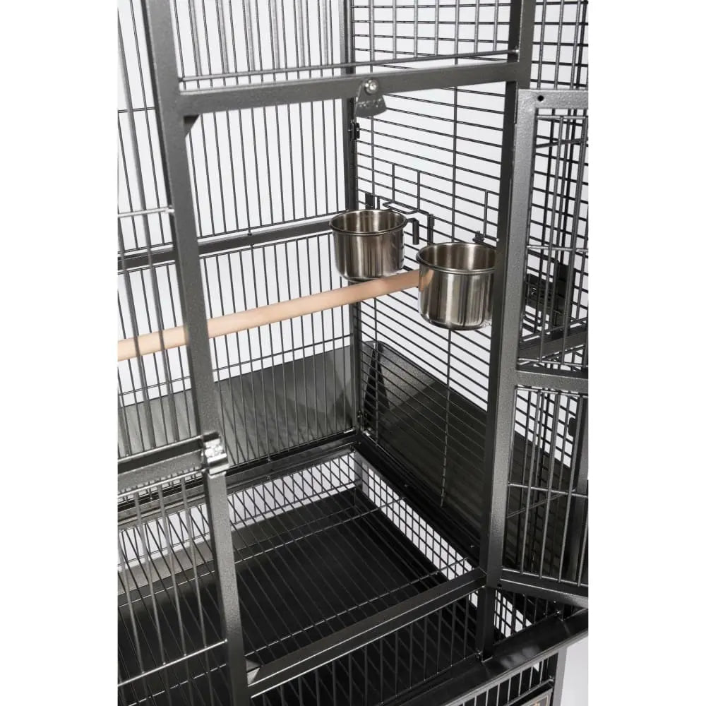 Prevue Pet Products Medium-Sized Dome Top Bird Cage in Chalk White Color