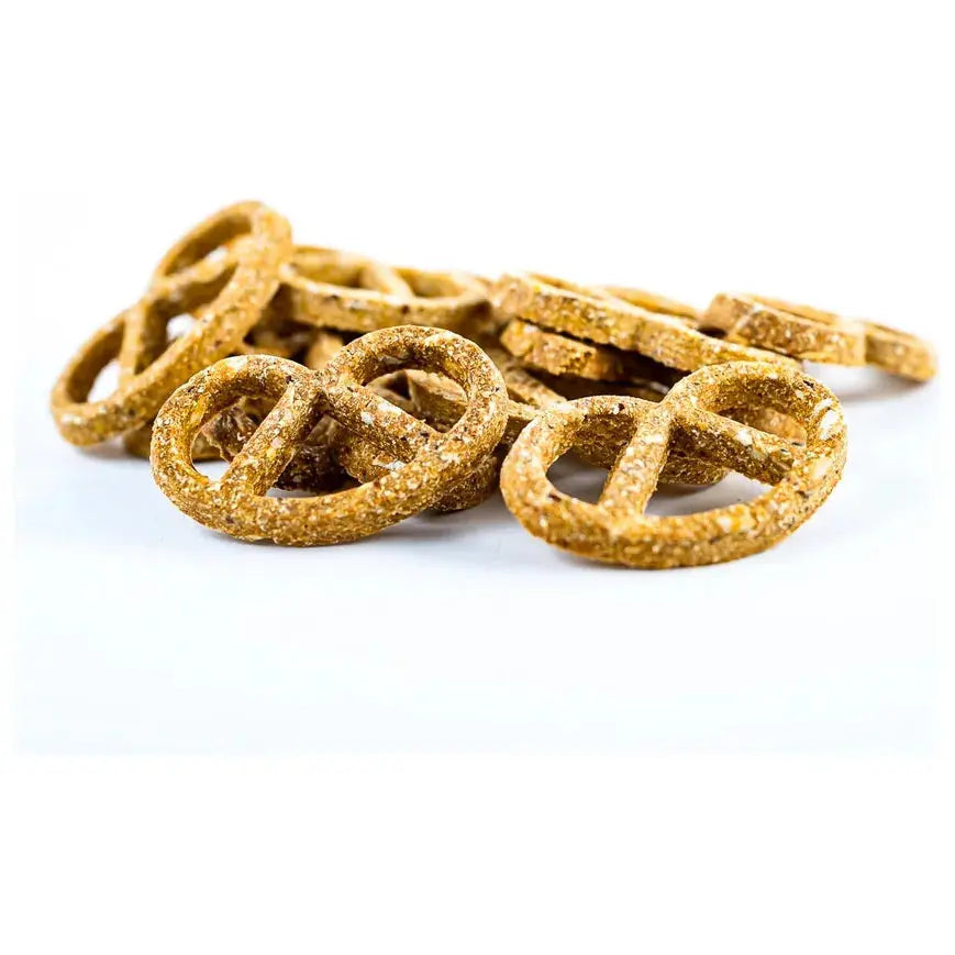 Winnie Lou Organic Peanut Butter Pretzels Dog Treats - 3.2 oz