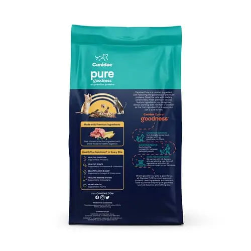 CANIDAE PURE Chicken Limited Ingredient Grain - Free Dry Cat Food for Sensitive Felines