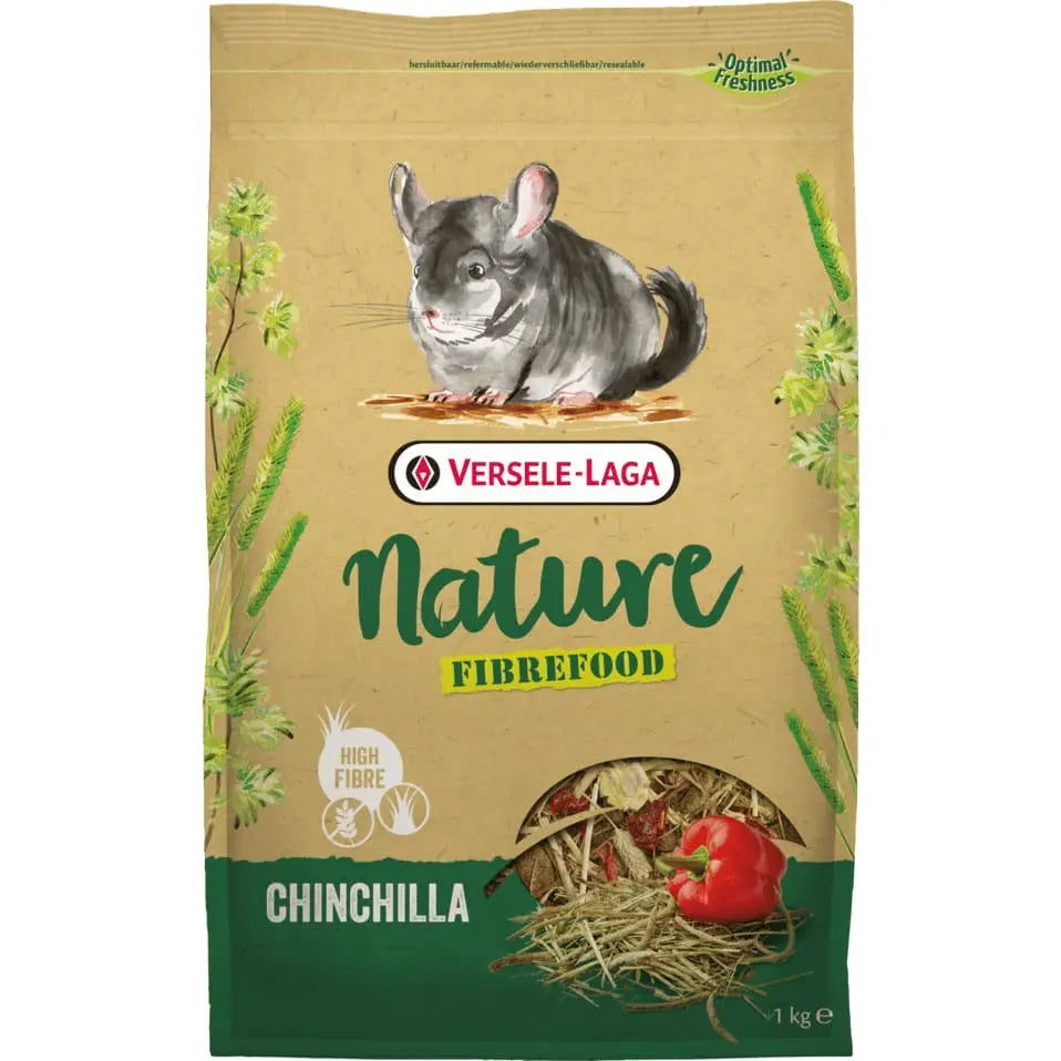 Versele-Laga 3 Lbs High-Fiber Nature Forage Blend Food for Chinchillas