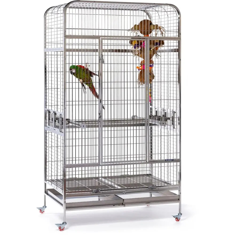 Prevue Pet Products Extra Large Imperial Stainless Steel Bird Cage - Ideal Home for Large Birds