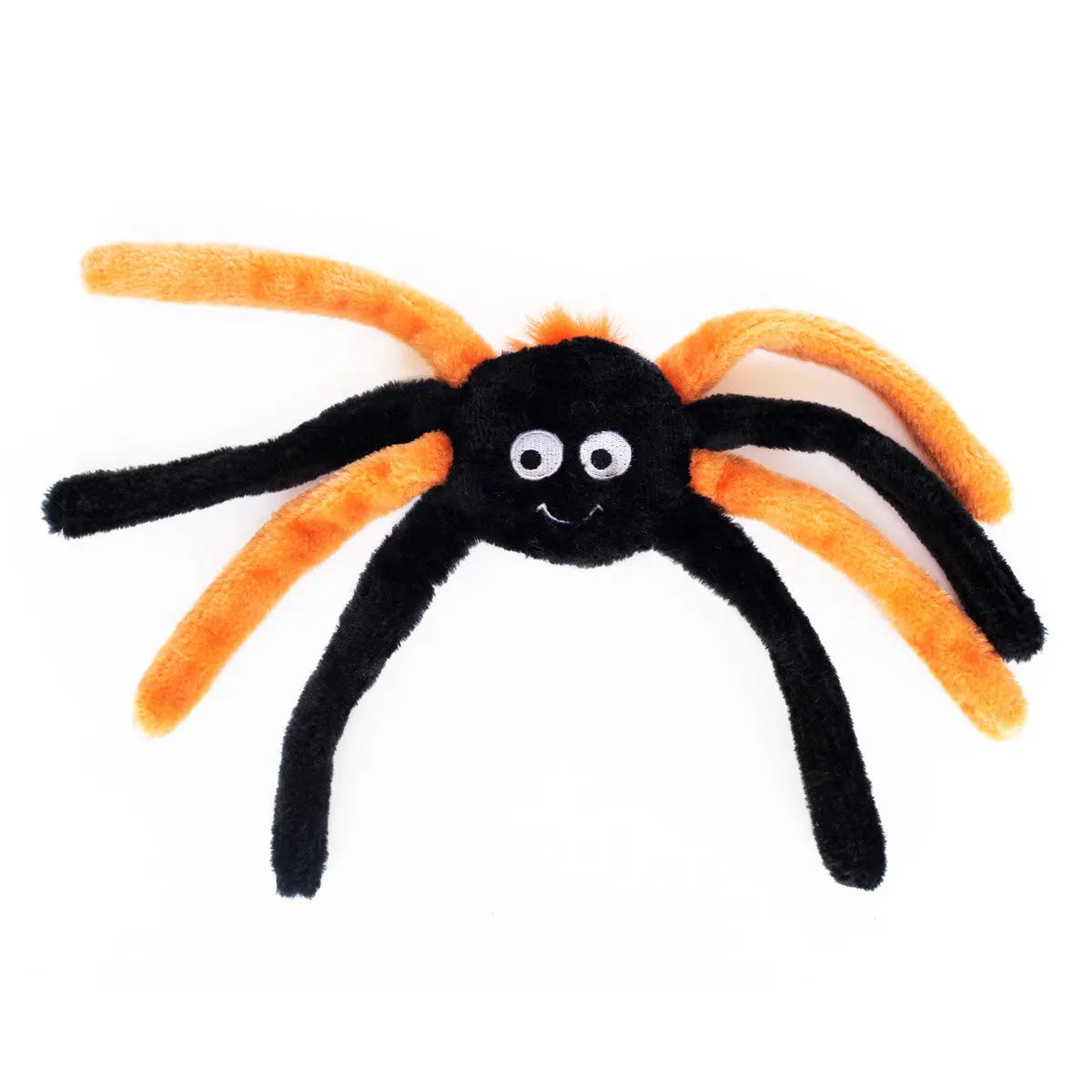 ZippyPaws Grunterz Spider Plush Dog Chew Toys for Frightfully Playful Puppies