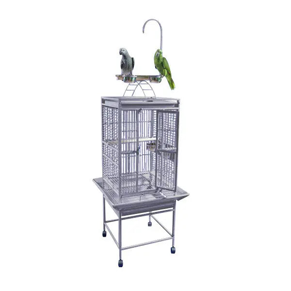 A & E Cages High - Quality 304 Stainless Steel Bird Cage with PlayTop