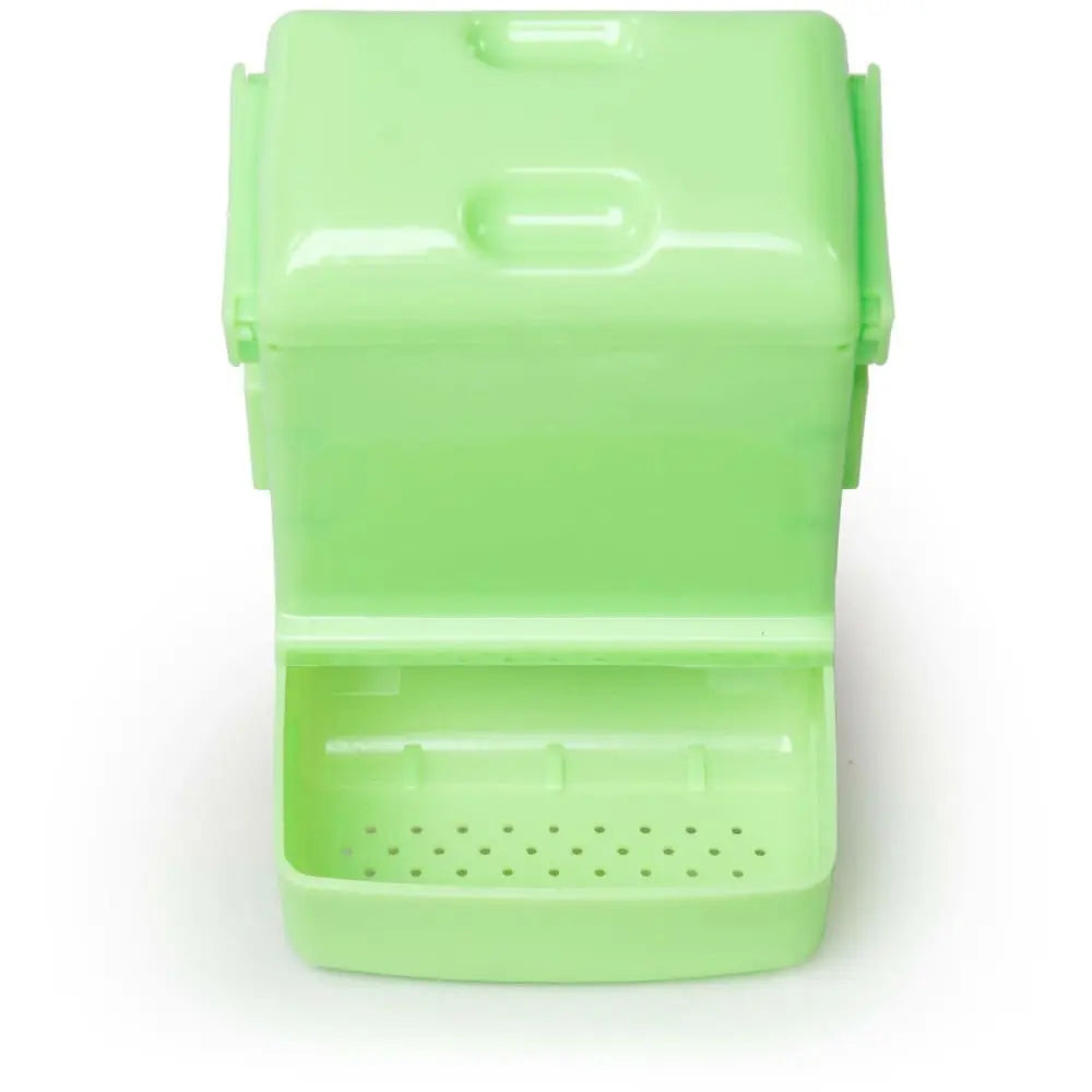 Prevue Pet Translucent Plastic Bin Gravity Feeder for Small Animals