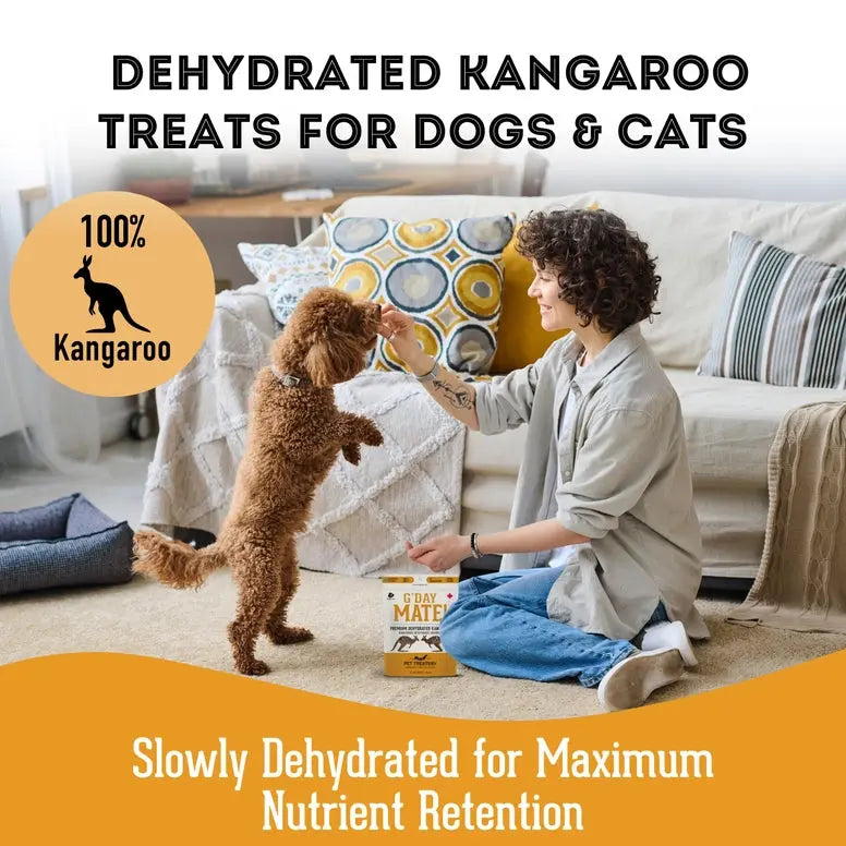 Granville Premium Dehydrated Kangaroo Dog Treats - 80g