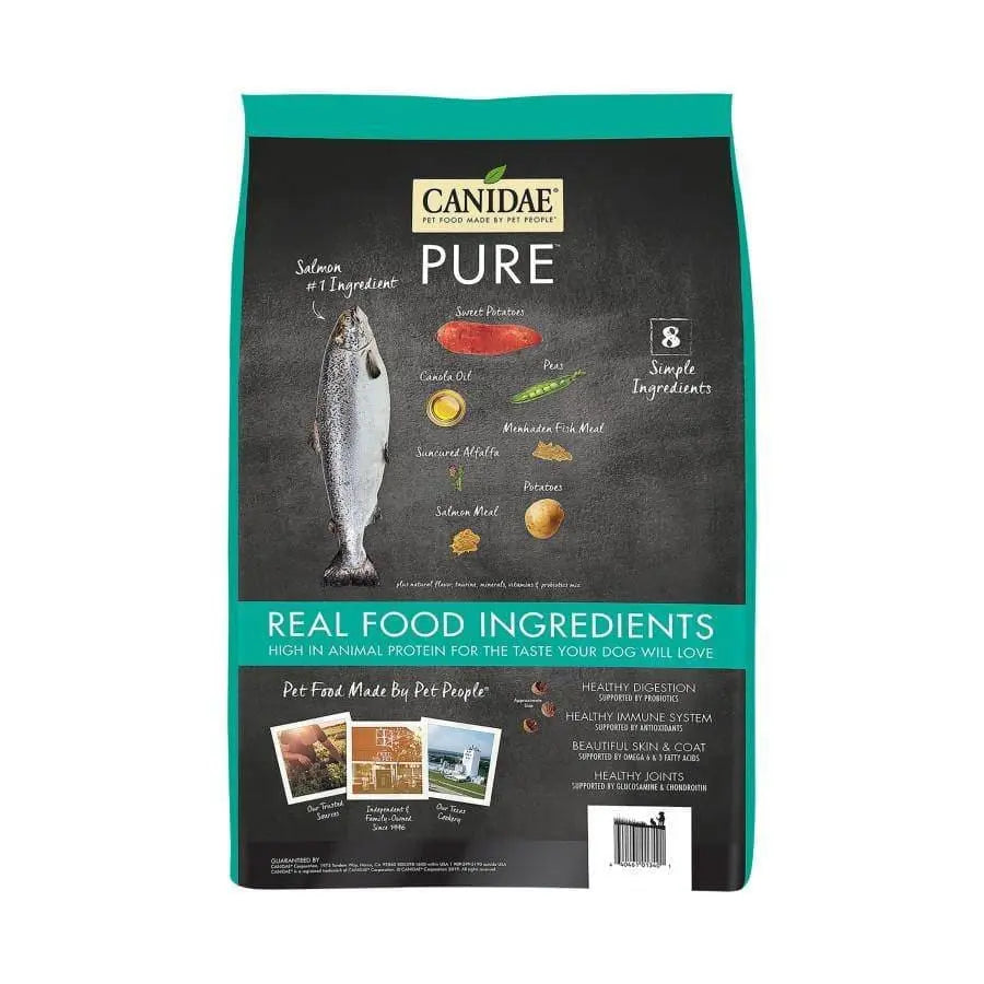 CANIDAE PURE Grain-Free Top-Rated Dry Dog Food with Real Salmon & Sweet Potato