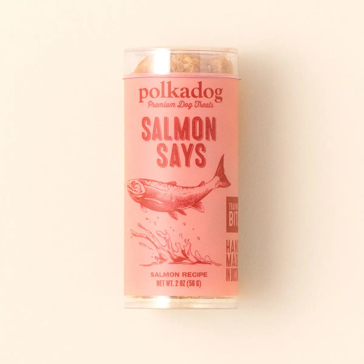 Polka Dog's Healthy Salmon Training Bits for Dogs and Cats