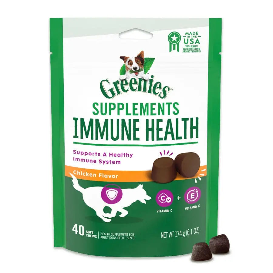 GREENIES Premium Immune Health Dietary Supplements for Adult Dogs
