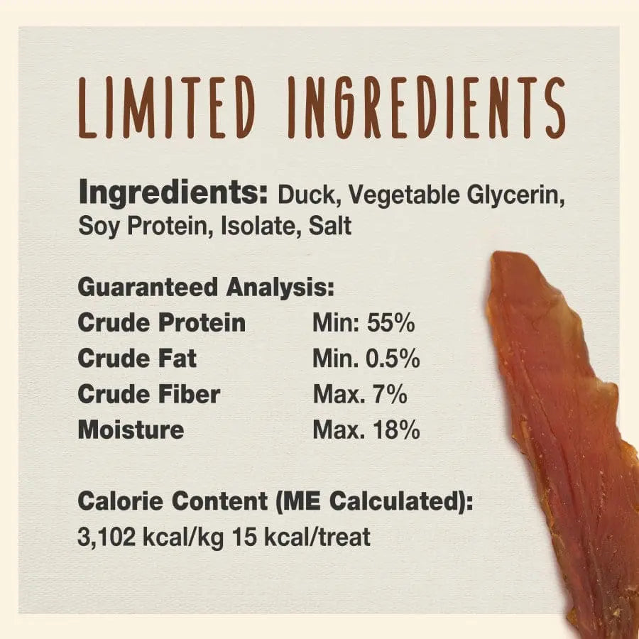 Cadet Gourmet Low-Fat High-Protein Duck Breast Treats for Dogs