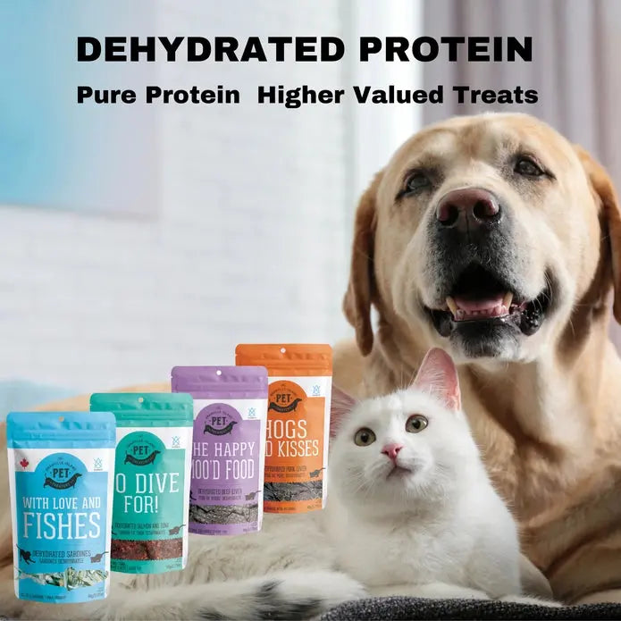 Granville High - Quality Dehydrated Protein Sardine Treats Ideal for Both Dogs and Cats
