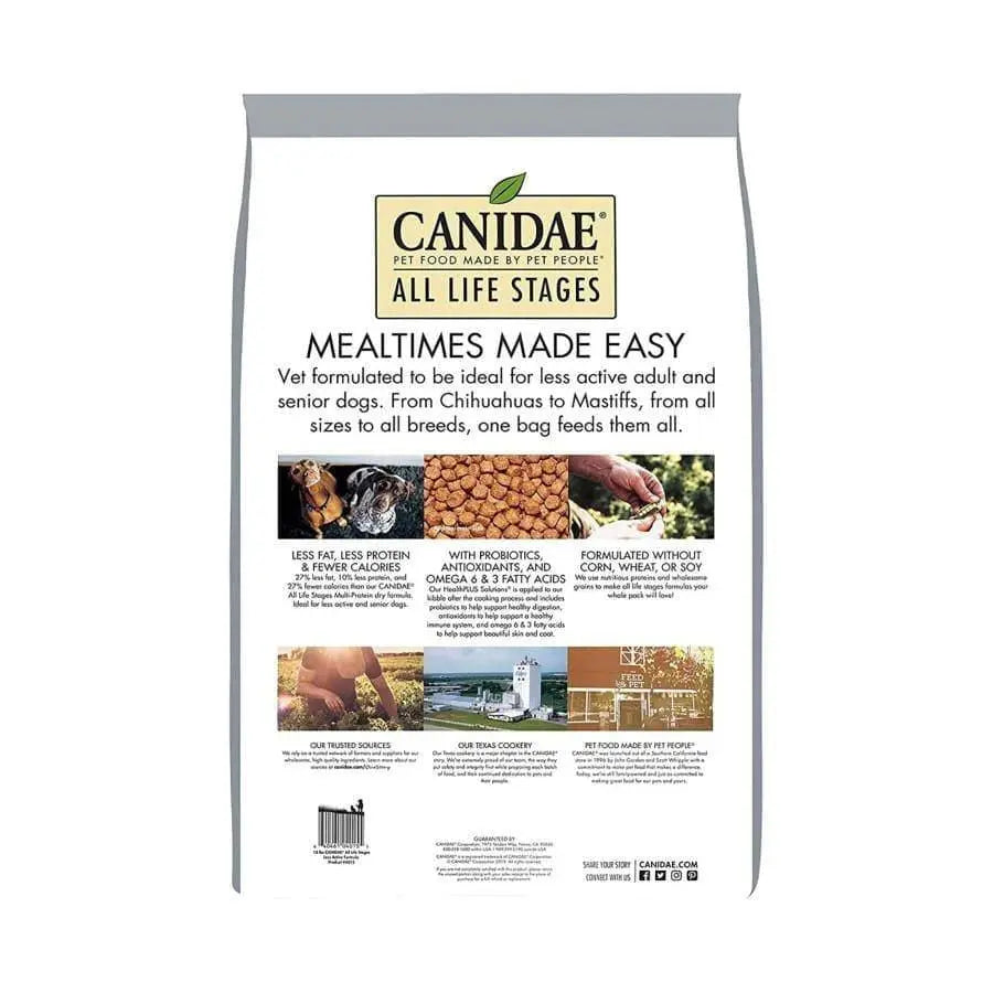 CANIDAE Dry Dog Food Formula for Less Active Dogs in All Life Stages with Chicken, Turkey, Lamb & Fish Meal