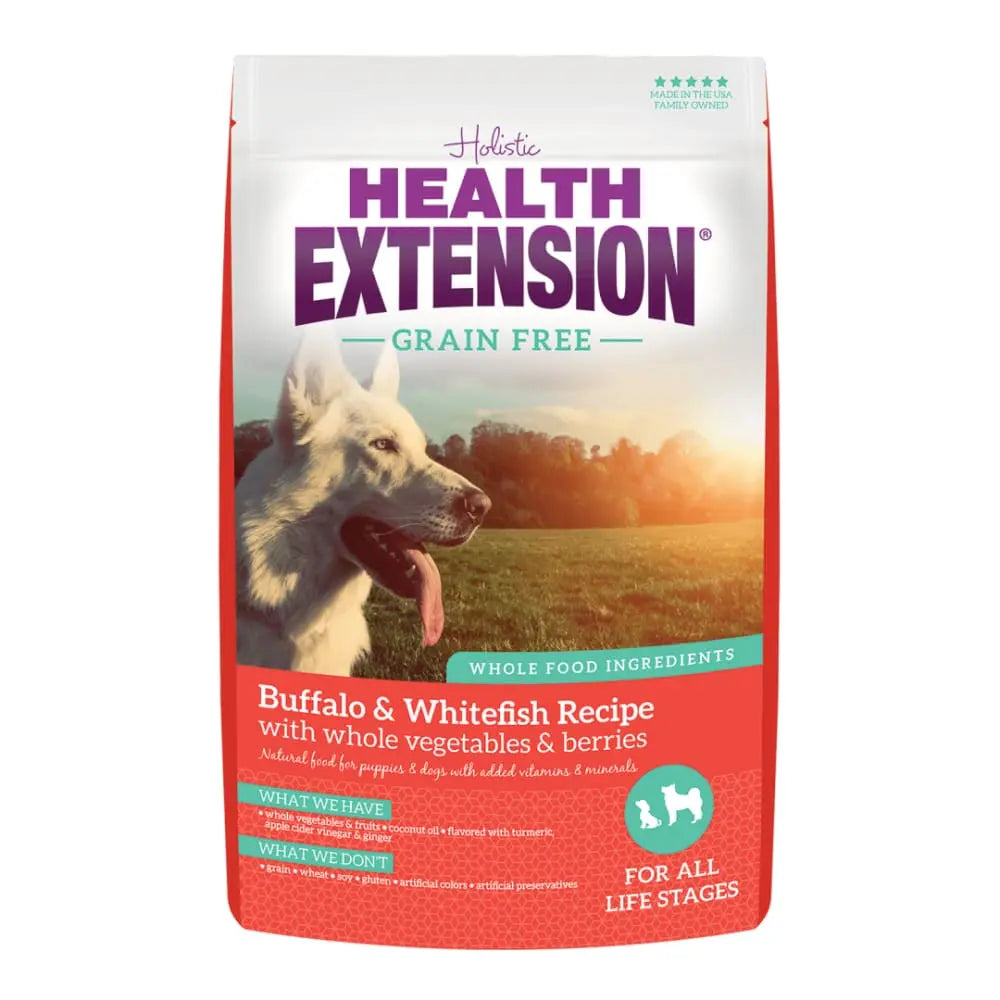 Healthy Grain-Free Buffalo and White Fish Dry Dog Food for Optimal Canine Health
