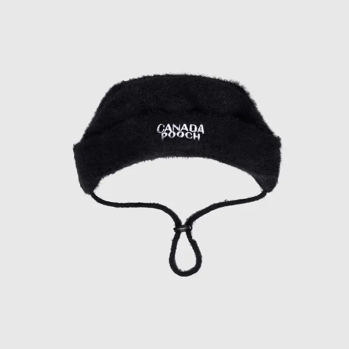 Canada Pooch Pawparazzi Fashionable Faux - Fur Dog Beanie with Drawcord