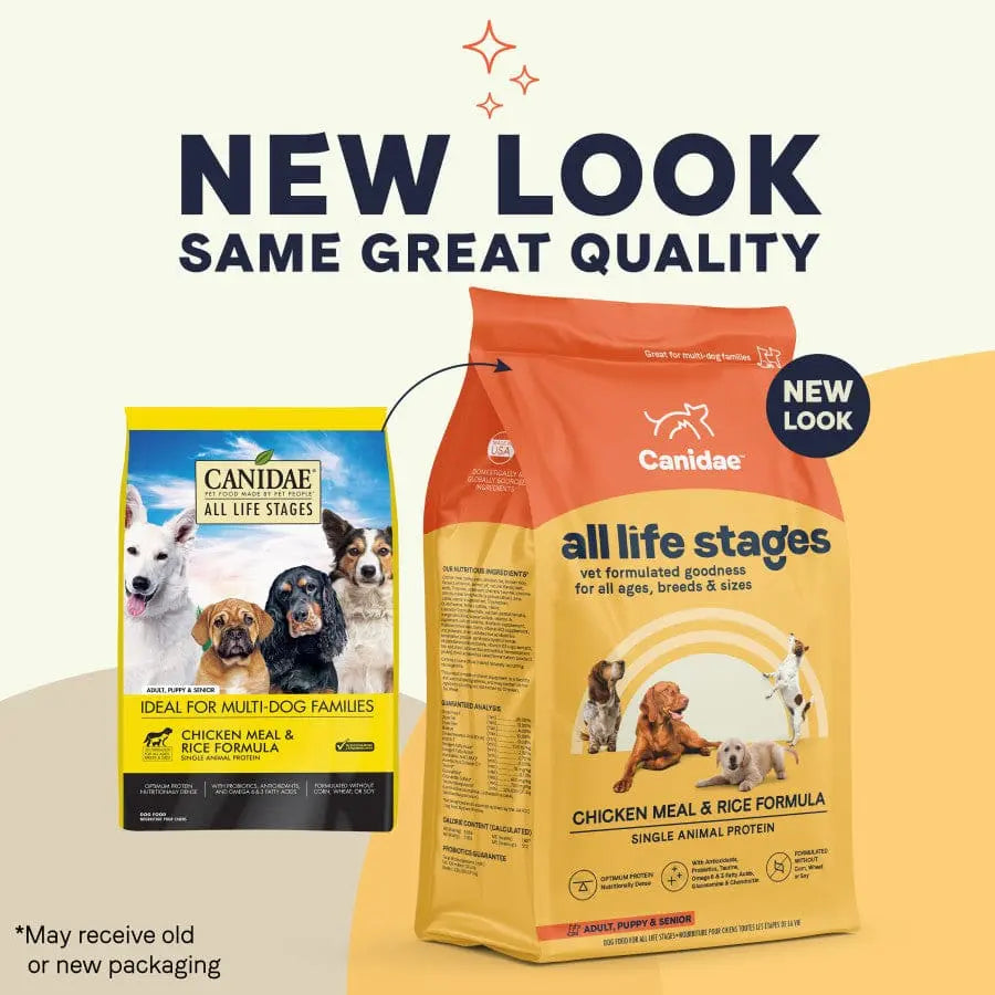 CANIDAE Premium Dry Dog Food with Chicken Meal & Rice Formula for All Life Stages