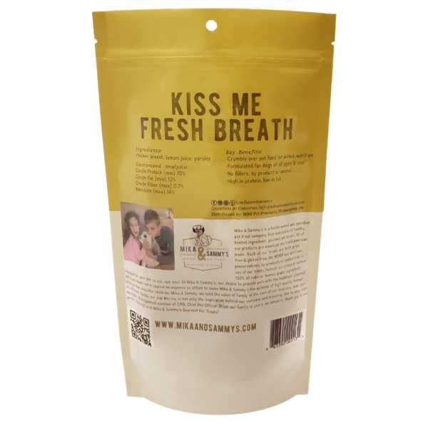 Mika & Sammy’s 5oz All - Natural Dehydrated Dog Treats for Fresh Breath