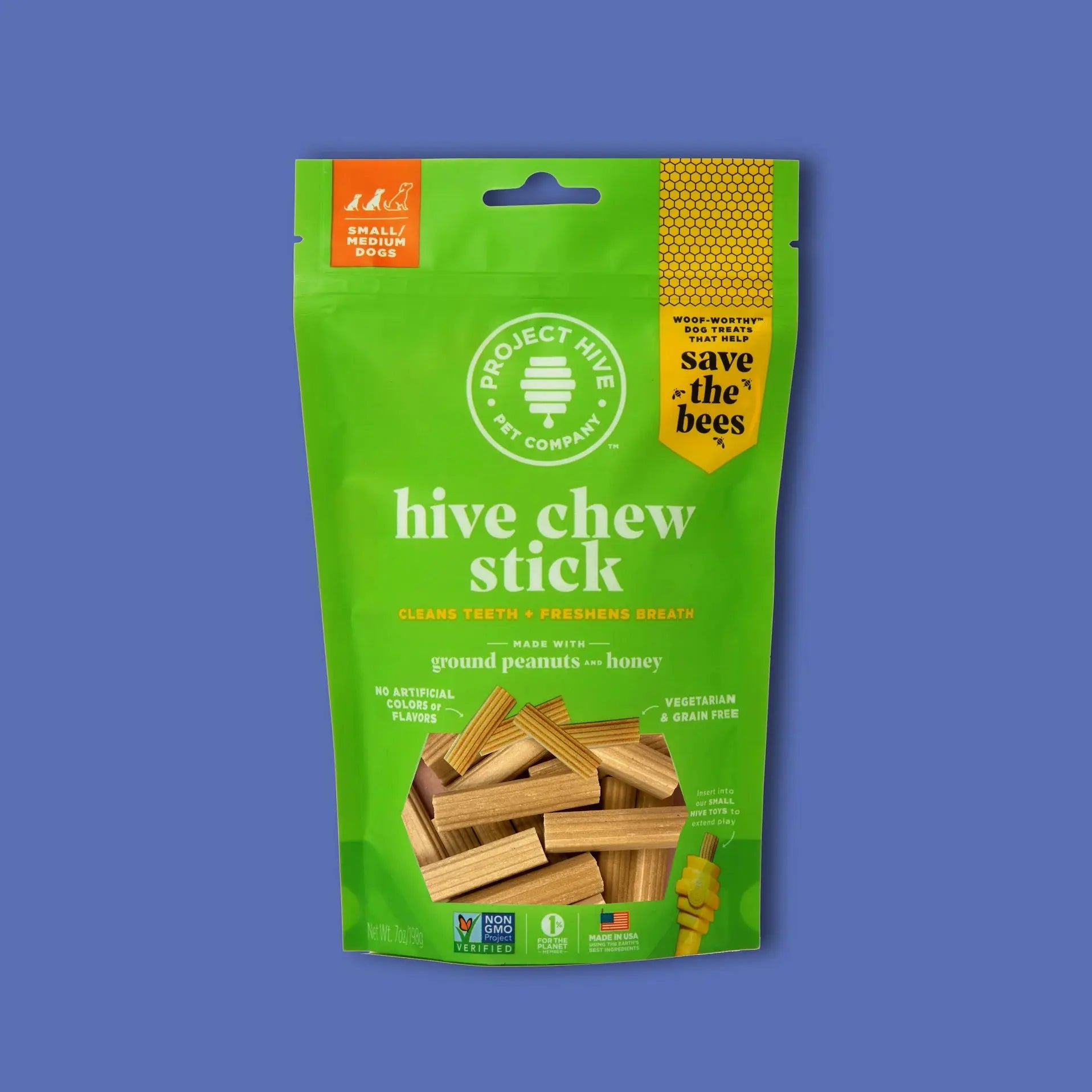 Project Hive Pet Company's All - Natural, USA - Made Hive Dog Chew Stick Canine Treat