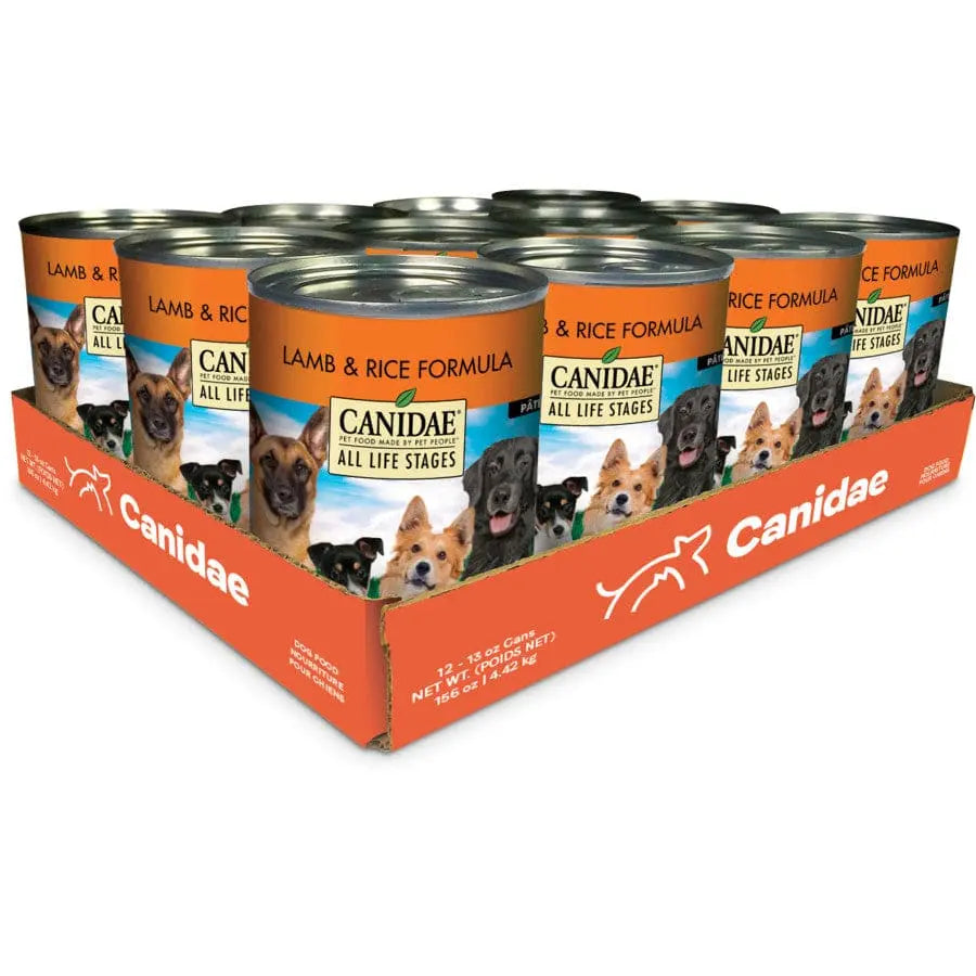 CANIDAE Wet Dog Food for All Life Stages - Pack of 12 Cans, Each 13 Ounces