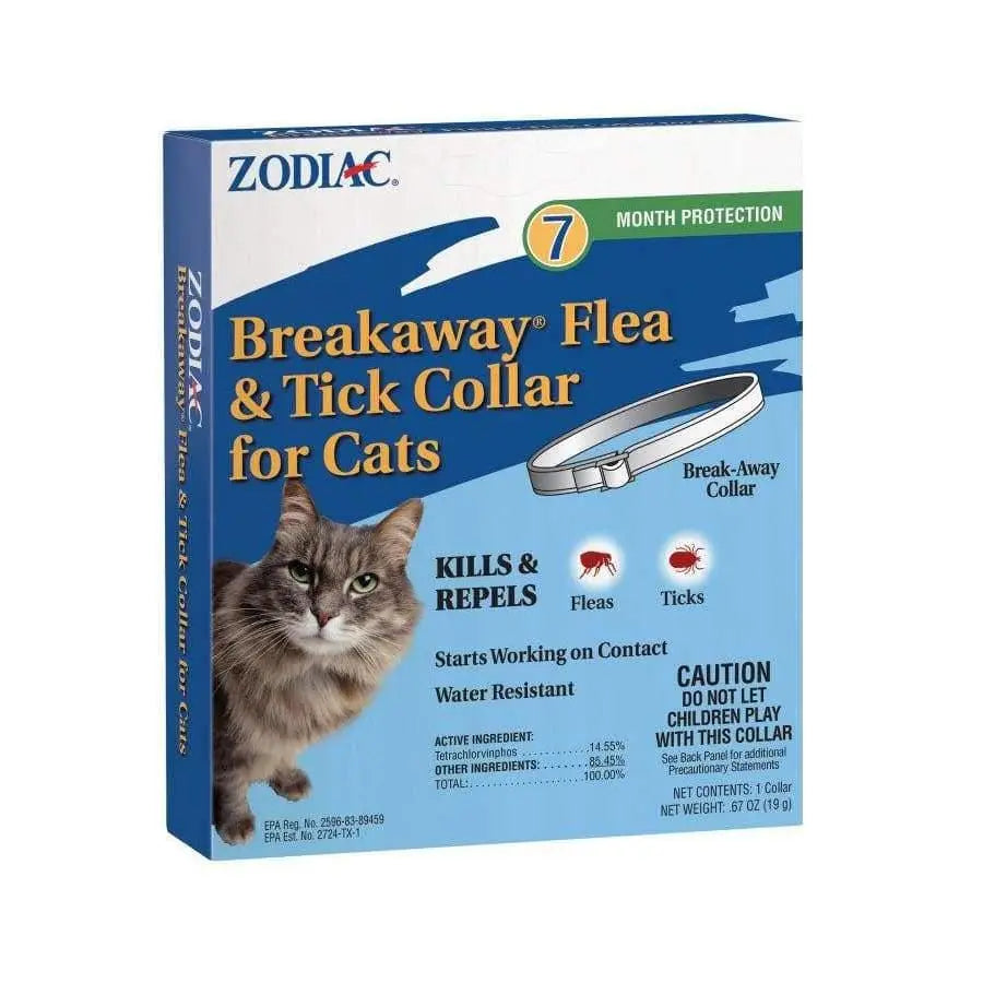 Zodiac Cat Breakaway Collar for Effective Flea and Tick Repellent and Killing